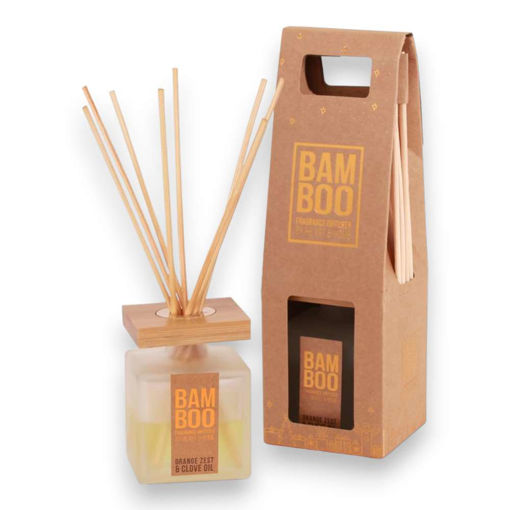 Picture of HEART & HOME BAMBOO DIFFUSER ORANGE ZEST & CLOVE OIL